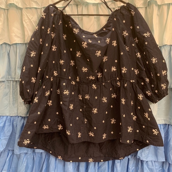 Lane Bryant Off the Shoulder Top - Picture 3 of 5